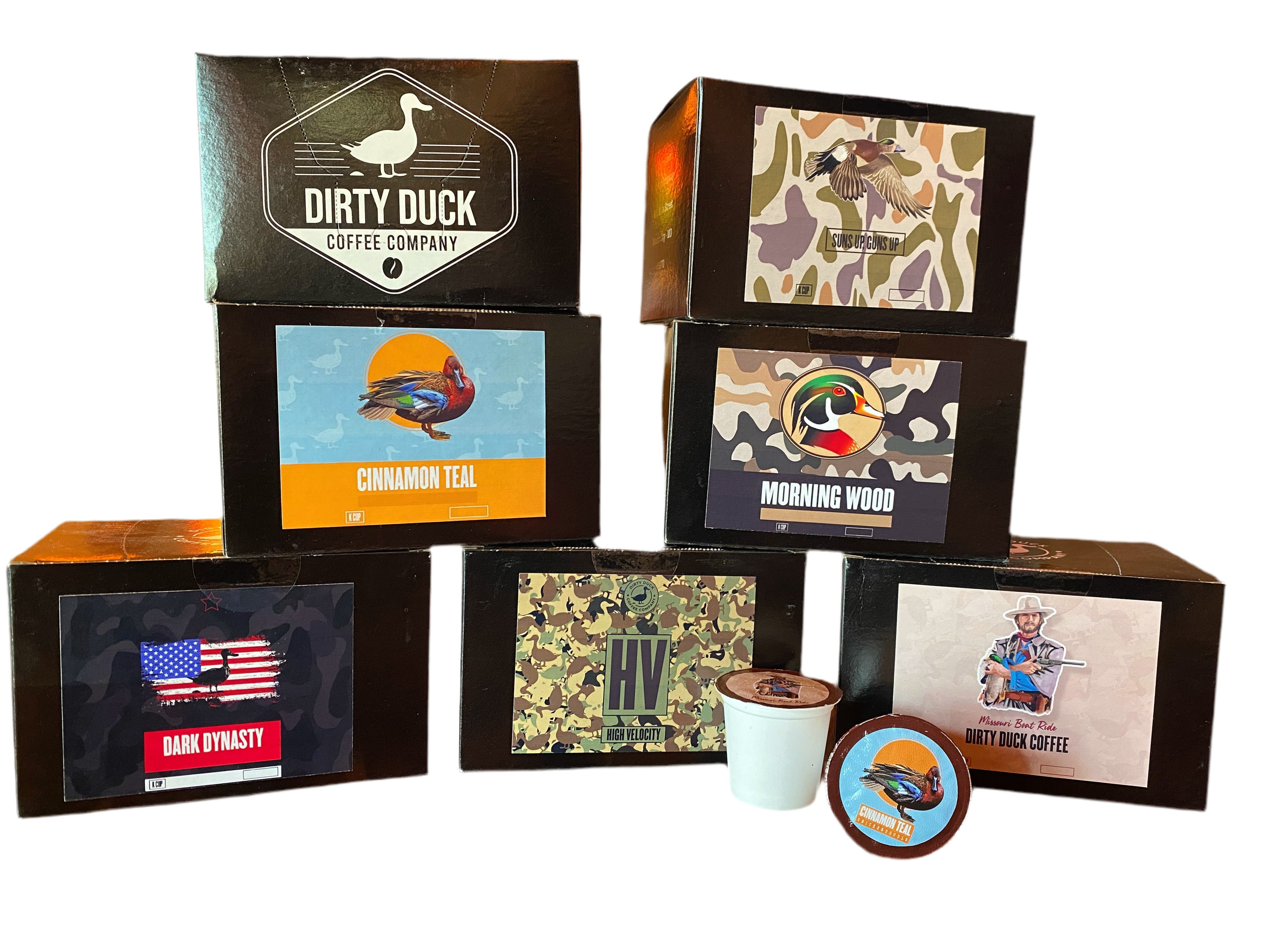 Variety-Pack K-Cup Dirty Duck Coffee Cartridges – Dirty Duck