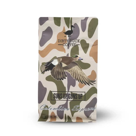 Suns Up - Guns Up Colombian Supremo Light Roast – Dirty Duck